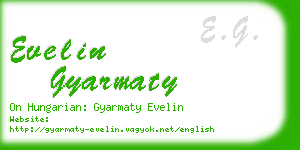 evelin gyarmaty business card